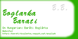 boglarka barati business card